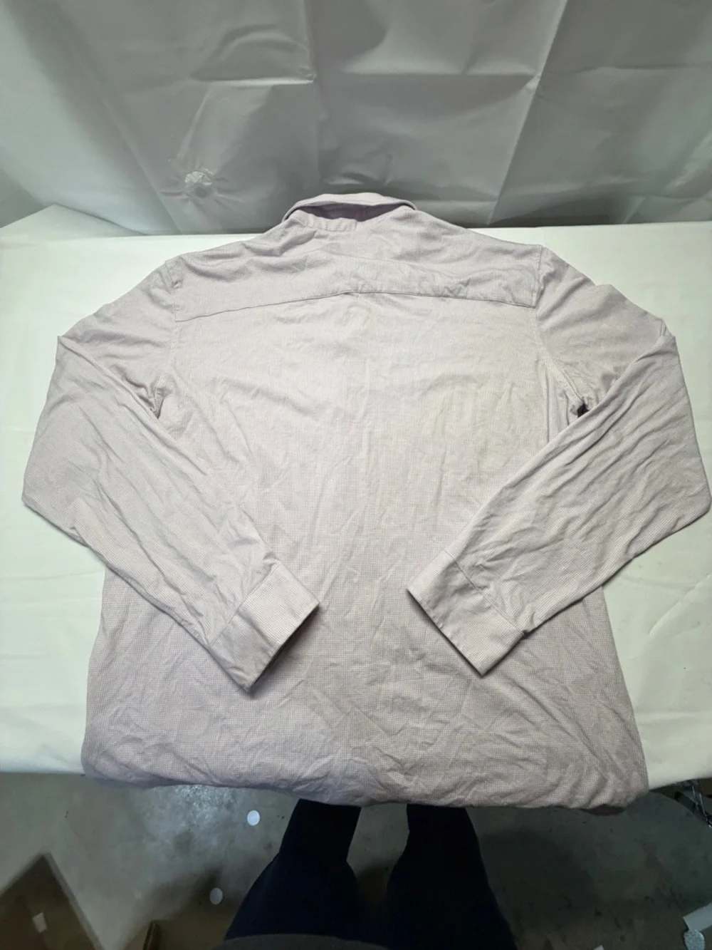 Buttercloth Men's Lavender Micro-Texture Dress‎ Shirt
